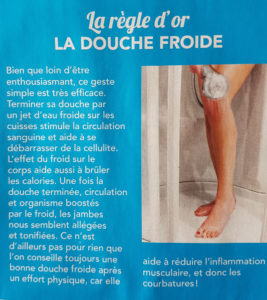 DOUCHE FROIDE RECUPERATION SPORT